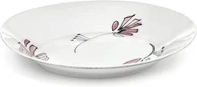 Serax Marni Midnight Flowers Fiore Rosa diep bord / schaal D26cm H3.8cm roze / zwart