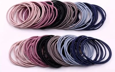 100 stuks Haarelastiekjes in 5 verschillende kleuren - Haarelastiekjes- hoge kwaliteit -haar accessoires- merk: Fyfanie