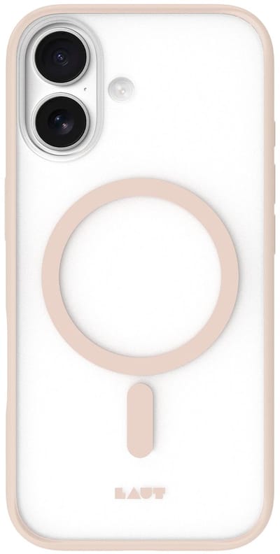 LAUT HUEX PROTECT Hoesje, Mat, Soft-Touch Afwerking, MagSafe® Compatibel, IMPKT Cell® Valbescherming, iPhone 17, Beige Gold