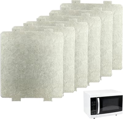 6 Stuks Magnetron Deksel, Universele Mica Film voor Magnetron en Oven, Keukenaccessoires voor Veilig Koken en Verwarmen (108x99mm)