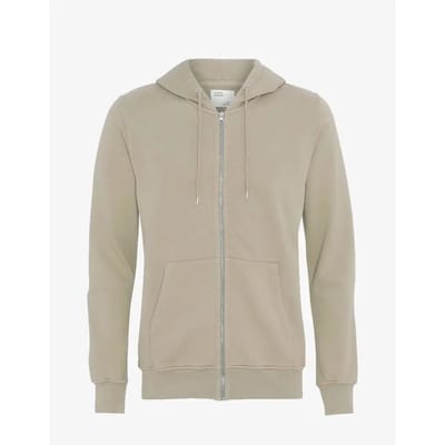 Gecombineerde hoodie met rits Colorful Standard Classic Oyster Grey