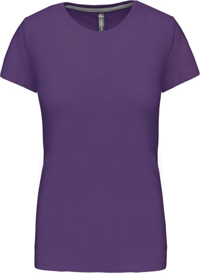 Kariban Dames t-shirt ronde hals korte mouwen K380 - purple - 3XL