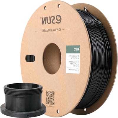 Gloeidraad 1.75mm Dimensionale Nauwkeurigheid +/- 0.05mm Zwart - 3D Printen Materiaal 1KG Spoel
