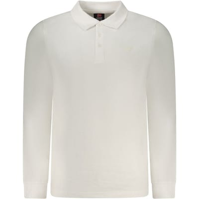 Noorwegen 1963 Witte Katoenen Heren Polo Shirt