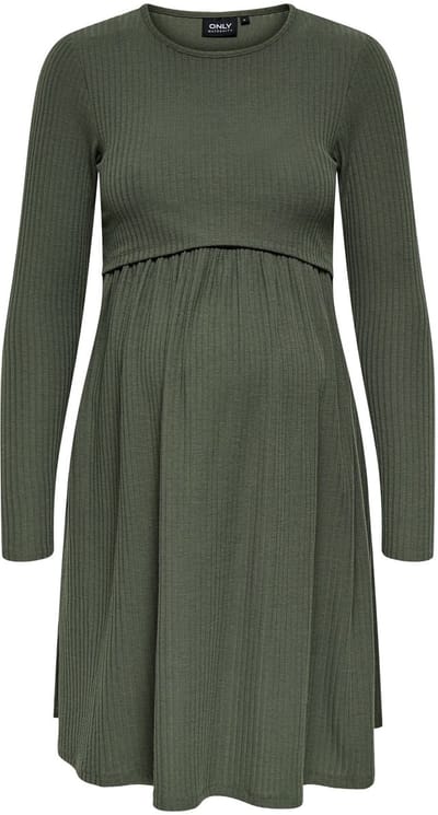 ONLY - OLMMALAYA BASE LS O-NECK NURSING DRESS - Dames - Mini jurken