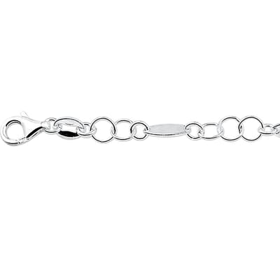 Zilver Gerhodineerde Armband 5 1329756