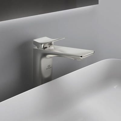 Ideal Standard basin mixer with long base, without drain BC758GN