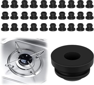 Rubber einddoppen voor potsteunen - 30 stuks roestvrije rubberen voetjes voor motorhome accessoires, geschikt voor Dometic, Smev en Thetford, ideaal voor vissers en kampeerders