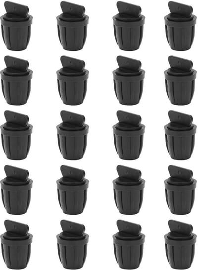 Allecto - Slanguiteinde Plug - Druppelirrigatie - Veilig en eenvoudig - ABS - Eindplug - Voor druppelirrigatie - 20 Stuks