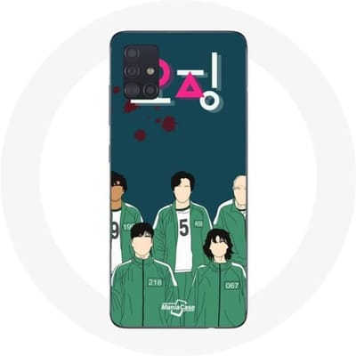 Samsung Galaxy A51 hoesje Inktvis Game Poster Karakters Art