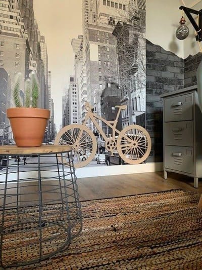 FBRK. Geometrische Mountainbike L - Wood