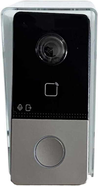 Video Deurbel - Slimme Deurcamera - Beveiliging Huis - PoE Aangedreven - 138x65x27 mm