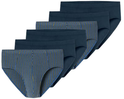 Schiesser Heren slip / onderbroek 6 pack 95/5 Essentials - Cotton