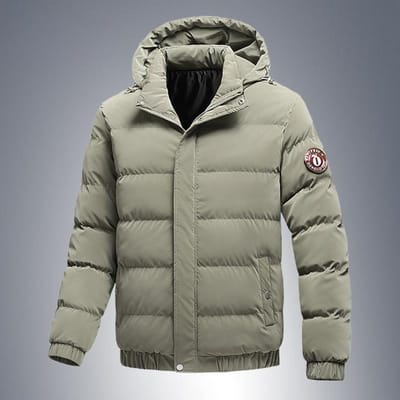 Katoenen Kleding Winter Katoenen Jas Trendy Merk Heren Korte Casual Warme Verdikte Katoenen Kleding Losse Jas met Capuchon 4XL gray