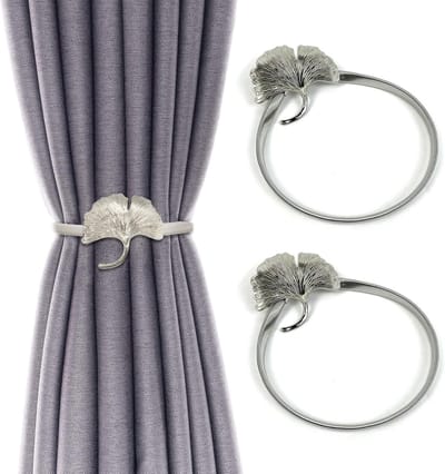 Dailygoods - 2 Stuks Gordijnhaken | Gordijnhouders en Decoratieve Clips voor Thuis