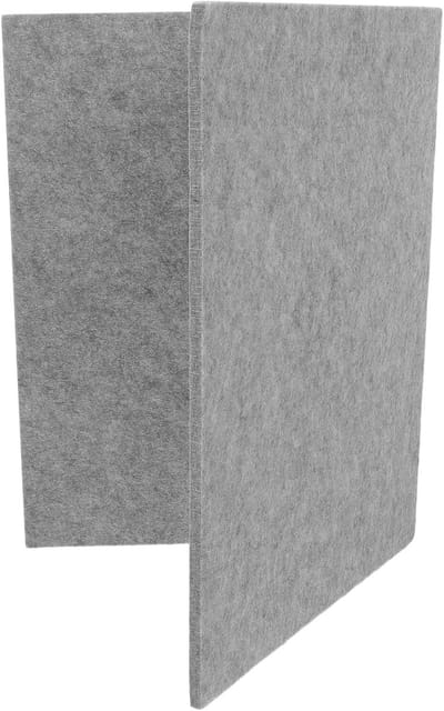 Antislip Puzzelmat - Vilt Bordmat - Stille Puzzelbouw - Draagbare Opbergmat - 60x40cm - Lichtgrijs