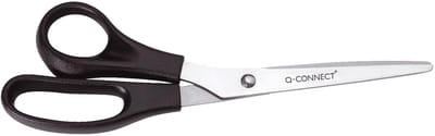 Q-CONNECT schaar, linkshandig, 21 cm, op blister 15 stuks