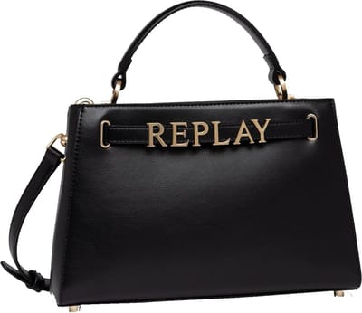 REPLAY Schoudertas Handtas Crossbody Bag Black Zwart