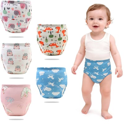 Baby trainingsbroekjes -5 stuks - L - maat 110 - geschikt voor kinderen vanaf 15 maanden - geschikt voor kinderen van 13-20 kg - kinder trainingsbroekjes - trainingsbroekjes - zindelijkheidstrainingsbroekjes - baby trainingsbroekjes