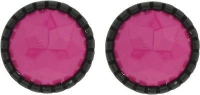 Behave - Oorstekers dames - Roze kunststof retro - Urban statement