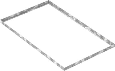 Rooster Frame - Afdekrooster - Bouw Projecten - Volledig Verzinkt Staal - 600x1000x33mm