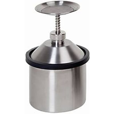 Economy bevochtiger, roestvrij staal 1.4404, 2 l, Ø 131 x H 305 mm, veerbelaste bevochtigingsplaat