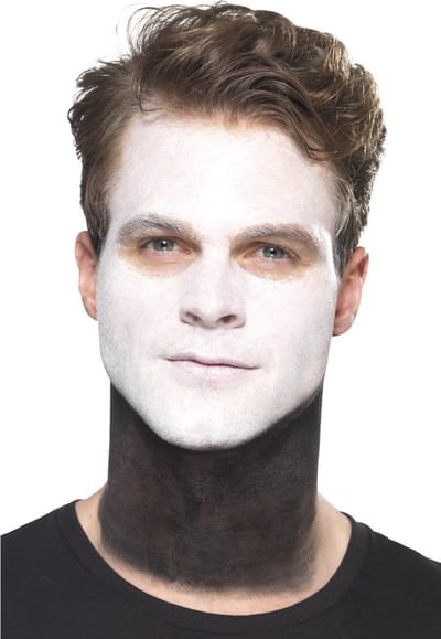 Smiffys - Day Of The Dead Senor Bones Kostuum Make-up Kit - Zwart/Wit