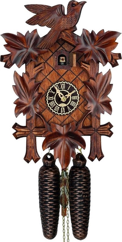 Trenkle - 8100-3_nu - gebeeldhouwde koekoeksklok - 8-daags kettinguurwerk - Kuckuck Classic