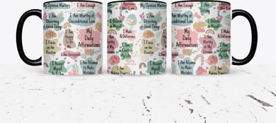 My daily affirmation Motivatie Mok - Valentijn cadeautje voor hem - Valentijn cadeautje voor haar - Valentijnsdag - Verjaardag cadeau - Cadeau voor man - Cadeau voor vrouw - Grappige cadeaus - Mokken - Moederdag cadeautje - Schattig