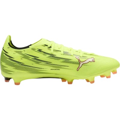 Puma Heren Ultra 5 Match Stevige Grond Voetbalschoenen (Geel/zwart)
