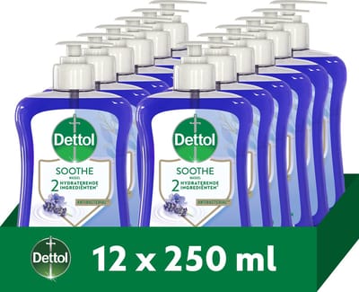 Dettol Relaxing Lavender 250ML - 12 Stuks - Voordeelverpakking