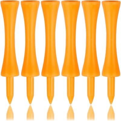 Plastic Golf Tees 70MM - 100 Stuks - Duurzame en Lichtgewicht Tees voor Golfspel