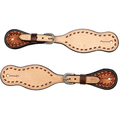 Leren westernsingel voor paard Pool's 2 Tone