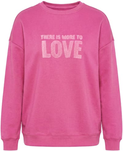Studio Untold - Dames - Sweatshirt oversized model statement van badstof - Bes - Maat 50+