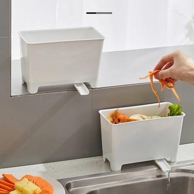 Keukenspoelbakzeef Keukenaccessoires Afvoer Fruit Groente Afdruiprek Sponshouder Voedselresten Opbergdoos Soepfilter Afval