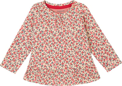 Noppies Tee Fismes long sleeve allover print Meisjes T-shirt - Maat 92