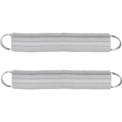 2 pièces Portails à ressort pour clôture électrique Acier inoxydable 16 pieds Tension Ressort pour clôture à bétail pour pâturage