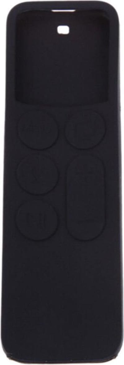 DrPhone AT2 - Soft Siliconen Hoes - Grip Case met Knopbescherming - Beschermhoes - Geschikt voor Apple TV 4 Sire Remote ( 4de Generatie) - Zwart