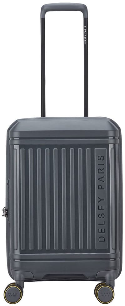 Delsey Lutece SE Handbagage Spinner 55 cm - Uitbreidbaar 34/37 liter - 55x35x23/25 cm - graphite