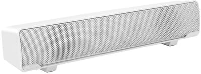 Dailygoody - USB Soundbar Speaker - Stereo Geluid - Slank en Krachtig - Wit - Bass Surround Soundbox - Geschikt voor PC, Laptop, TV, Smartphone