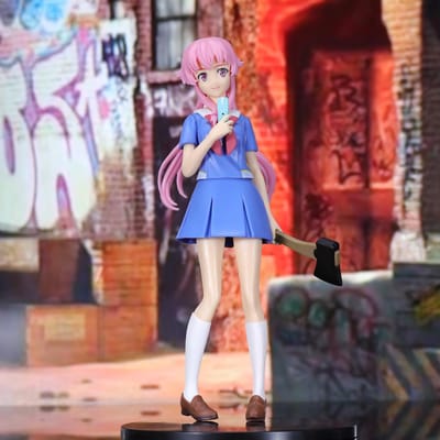 Mooie Mirai Nikki Gasai Yuno actie anime figuur Verzamelfiguren Figuur displaystukken Anime figuren Kerstcadeaus wit