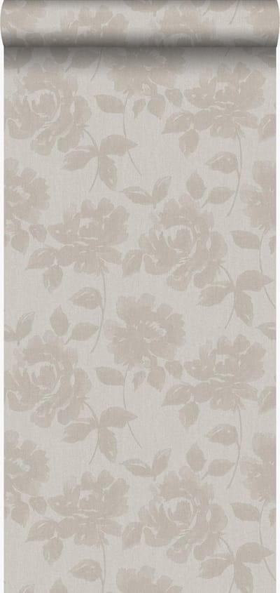 Origin Wallcoverings behang rozen licht taupe - 53 cm x 10.05 m - 347028