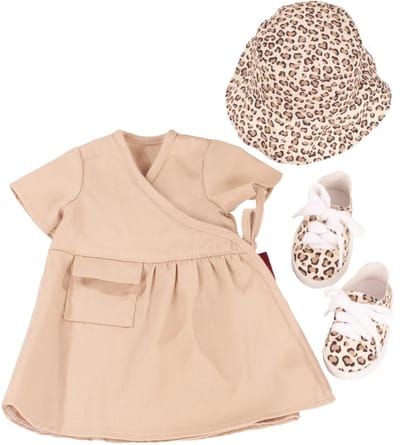 Götz Poppenkleding Kledingset Luipaard 46 - 50 cm