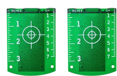Allecto - Laserdoelbord - Magnetisch - Nauwkeurige meting - Groen - Laserschietschijf - Geschikt voor lasermeetapparaat - Precisie in constructie