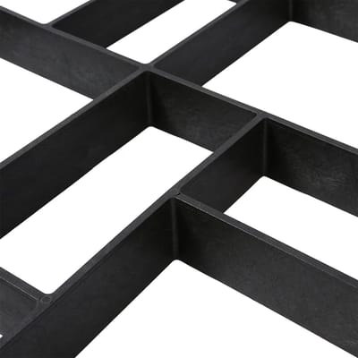 Bestratingsmal - Betonmal Tuinpad - Zelf Tuinpad Aanleggen - Stevig Glad Oppervlak - 60 x 50 x 5 cm - Zwart