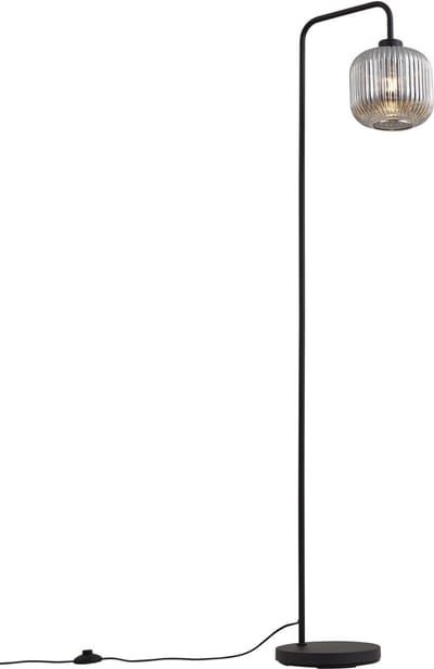 QAZQA ana - Design Vloerlamp | Staande Lamp - 1 lichts - H 160 cm - Zwart - Woonkamer