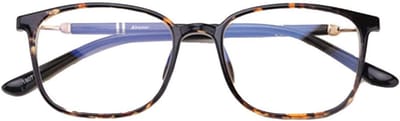 Blauwlicht Blokkerende Bril - Computerbril Leesbril - Schermtijd Comfort - Ultralicht PC Materiaal - Lensbreedte 51mm - Tortoiseshell
