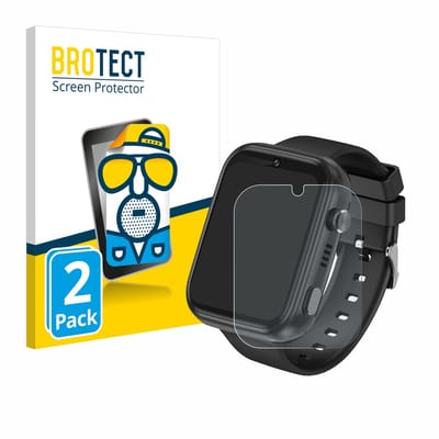 BROTECT - Screenprotector voor Okyuk 4G Kids Smartwatch T45 - Folie Beschermfolie matte 2 Stuks