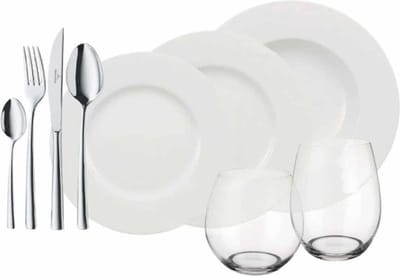 Villeroy & Boch Wonderful World White 4 Friends 36 tableware set