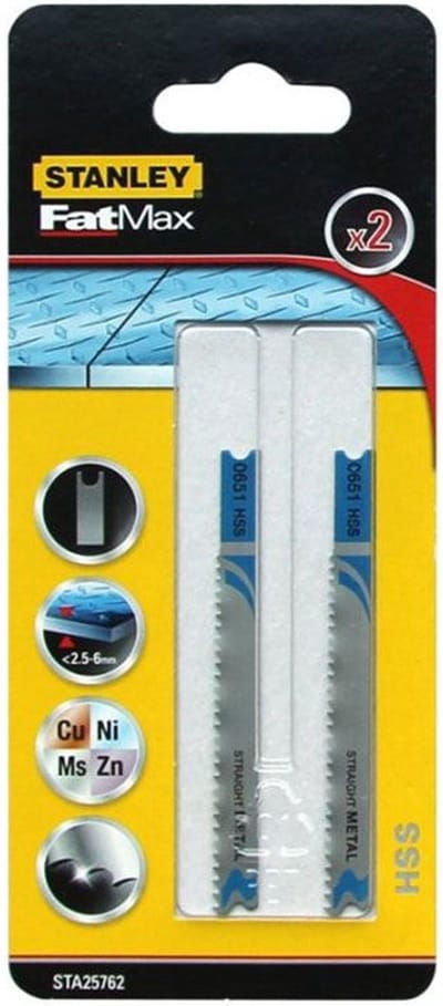 HSS-zaagblad voor ferro- en non-ferrometalen, tl.2,5-6mm, STA25762-XJ